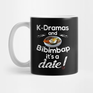 K-Dramas and Bibimbap it's a date w/ heart Mug